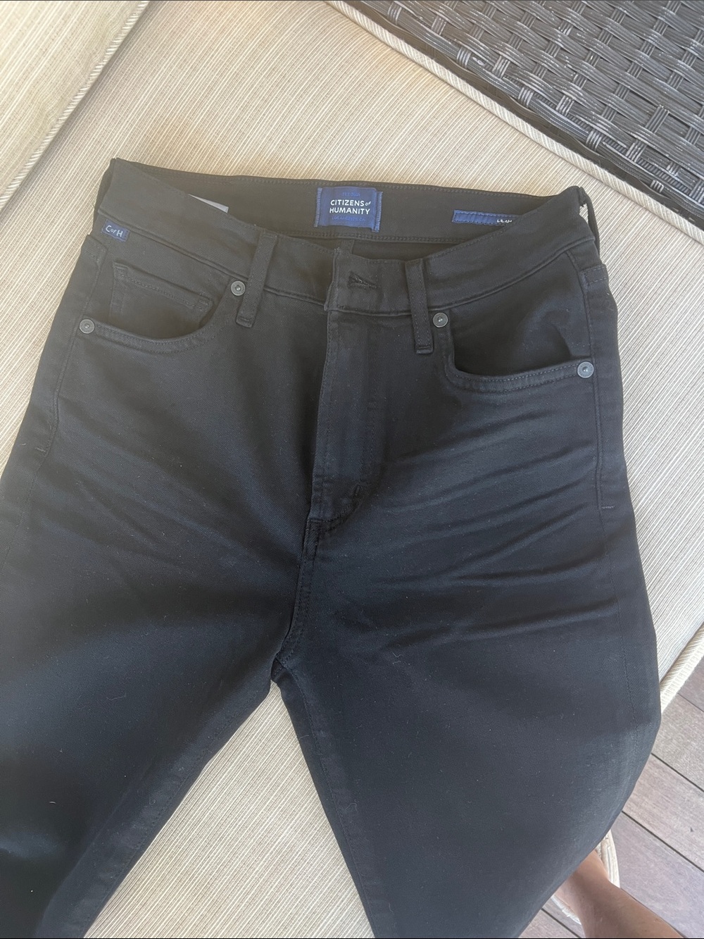 Citizens Of Humanity Black Boot Cut Jeans